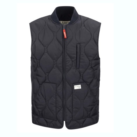 FAY GILET TRAPUNTATO BLU NAM20452700SFCU802