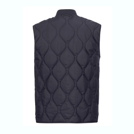 FAY GILET TRAPUNTATO BLU NAM20452700SFCU802