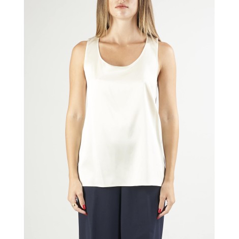 PENNY BLACK Top in raso di seta Penny Black