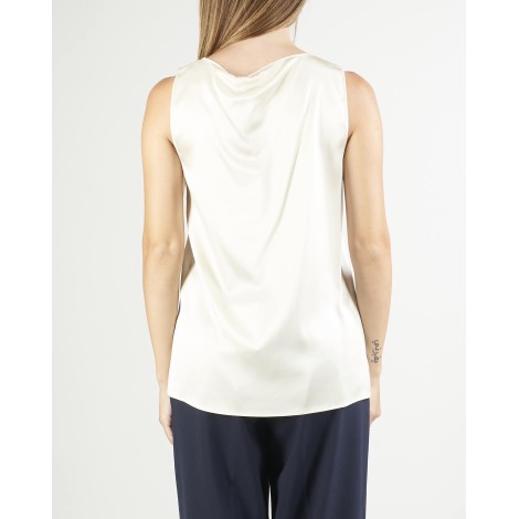 PENNY BLACK Top in raso di seta Penny Black