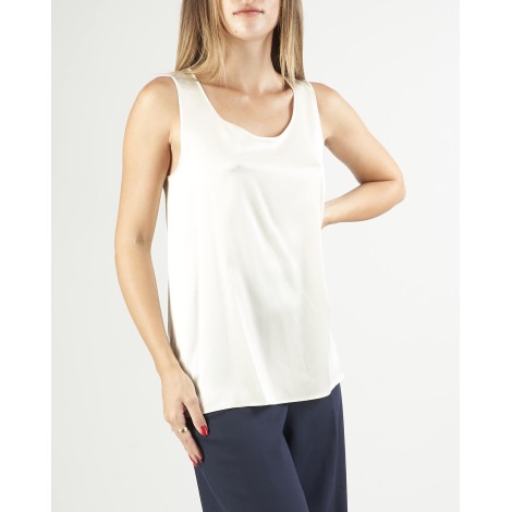 PENNY BLACK Top in raso di seta Penny Black