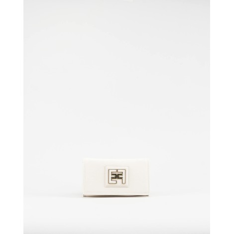 ELISABETTA FRANCHI Portafoglio trifold con logo Elisabetta Franchi