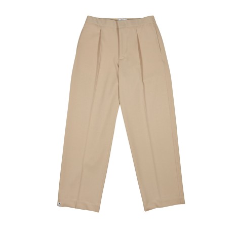 Pantalone Loose Beige in misto Lana