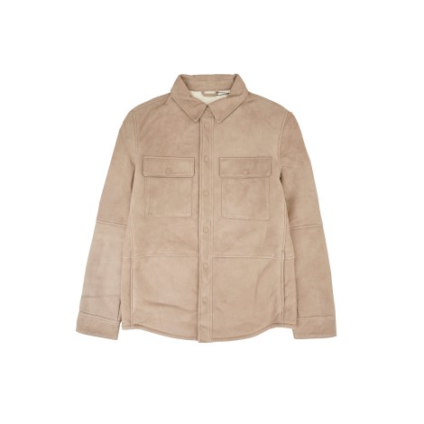 Giacca Bert Beige in Pelle