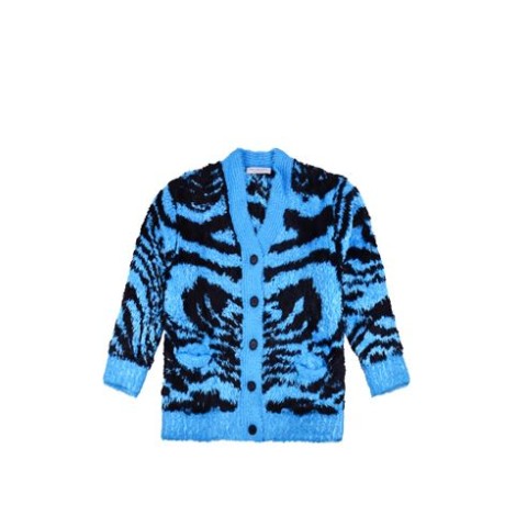 CARDIGAN OVERSIZE ZEBRA POP