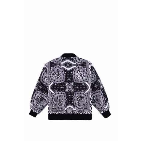 BOMBER IN NYLON STAMPA BANDANA