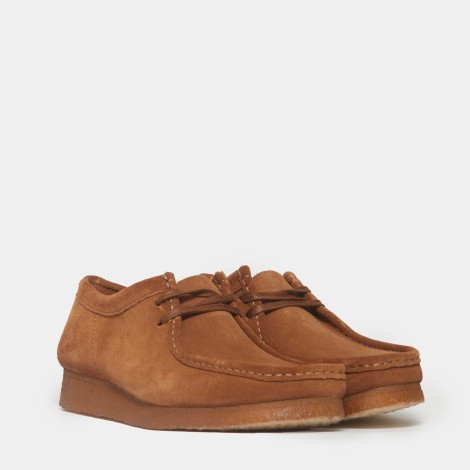 Stringata Wallabee cuoio