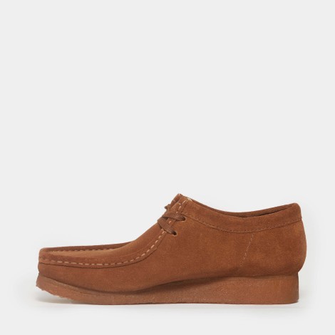 Stringata Wallabee cuoio