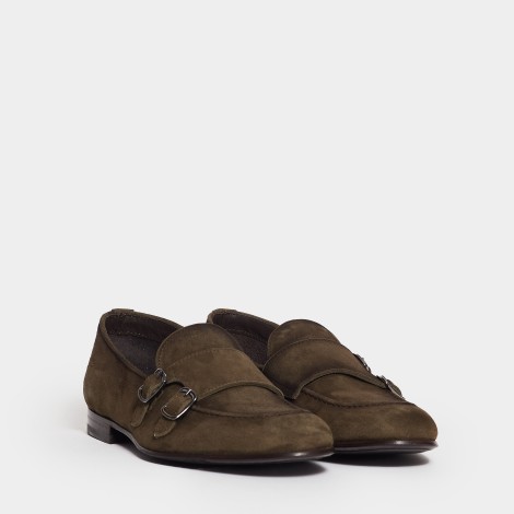 Mocassino Monk Strap verdone