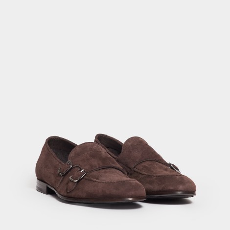 Mocassino Monk Strap marrone