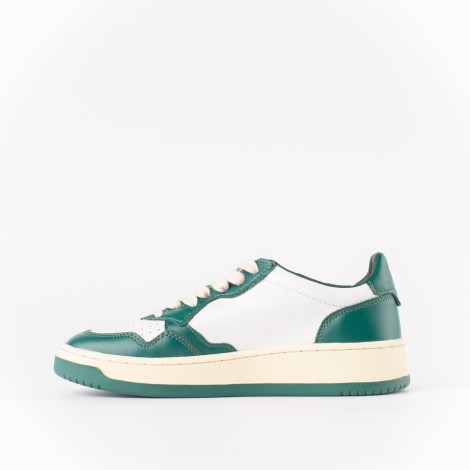 Sneakers in pelle verde