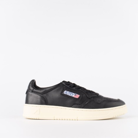 Sneakers in pelle nera