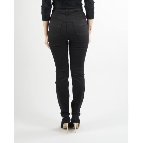 ELISABETTA FRANCHI Jeans super skinny con allacciatura Elisabetta Franchi