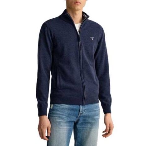 Gant | Jersey Superfine Lambswool Zip Cardiga