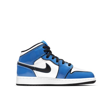 Jordan 1 Mid Signal Blue (GS)