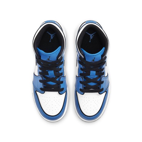 Jordan 1 Mid Signal Blue (GS)