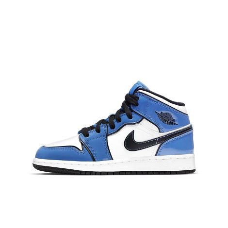 Jordan 1 Mid Signal Blue (GS)