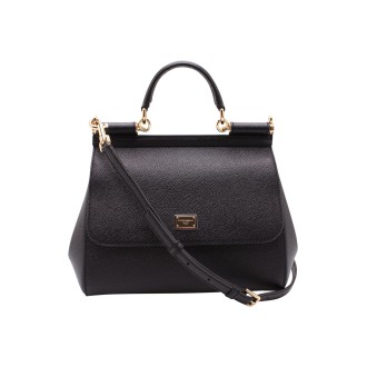 Dolce & Gabbana 'Sicily' Medium Leather Tote Bag U