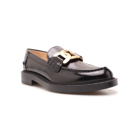 Tod'S Chain Details Leather Loafers 40