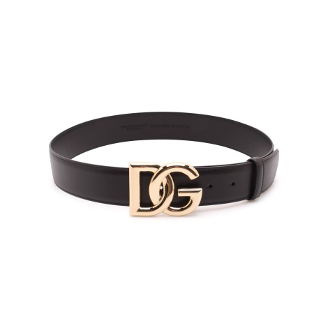 Dolce & Gabbana Crossed 'DG' Logo Belt 90