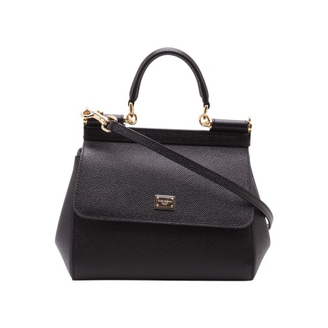 Dolce & Gabbana Mini 'Sicily' Leather Tote Bag U