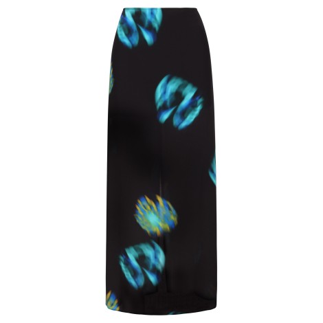 Nina Ricci Abstract Fantasy Long Skirt 42