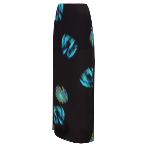 Nina Ricci Abstract Fantasy Long Skirt 42