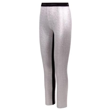 Paco Rabanne Metallic Effect Leggings L