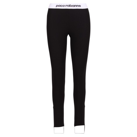 Paco Rabanne Logo Lettering Leggings L