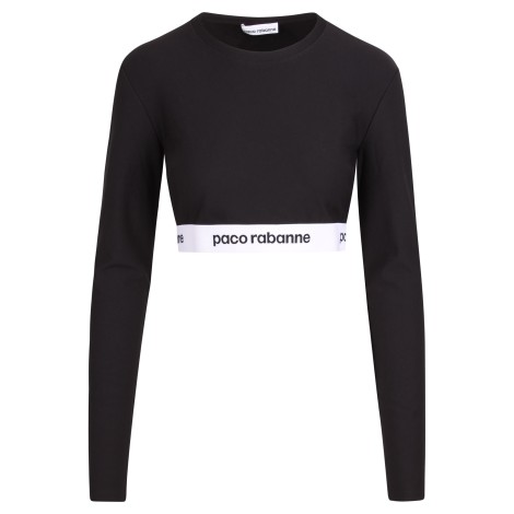 Paco Rabanne Long Sleeves Short Top 40