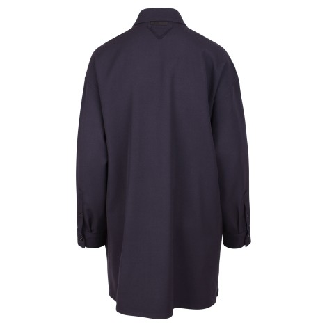 Prada Oversized Virgin Wool Shirt 44