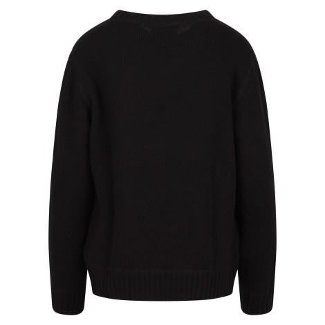 Prada Embroidered Logo Wool Sweater 44