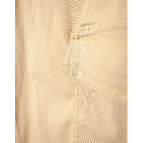 Pantalone Cargo Buxton Beige in Cotone