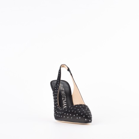 Slingback nera con swarovski