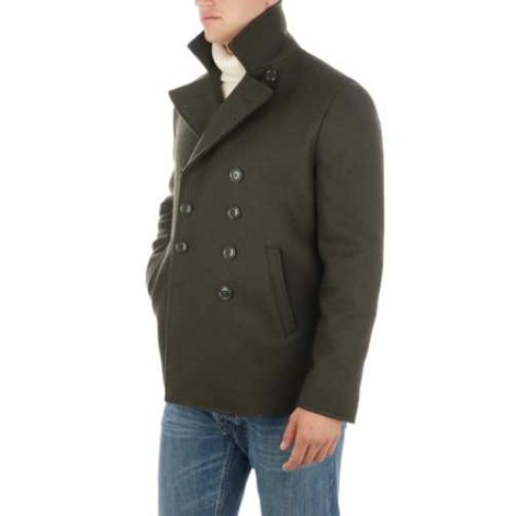 ASPESI | Men's Peak Boiled Wool Coat