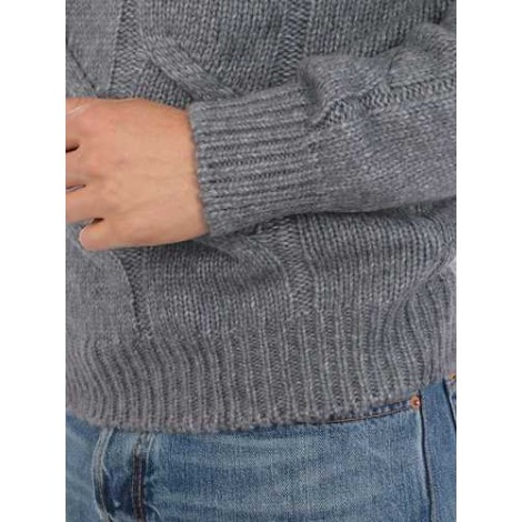 BARBA | Men's Cable Knit Turtleneck Sweater