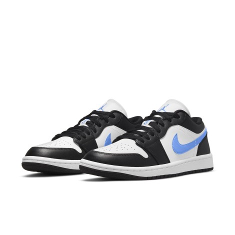 Jordan 1 Low Black University Blue White (W)