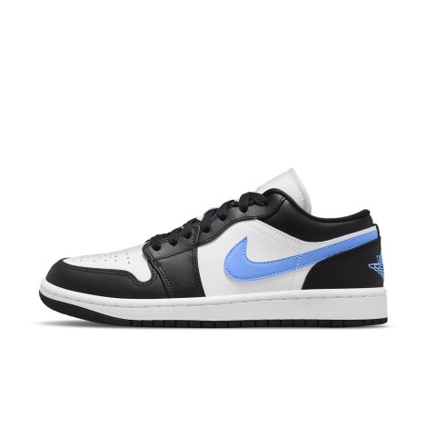 Jordan 1 Low Black University Blue White (W)