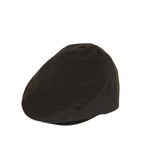 BARBOUR wax flat cap