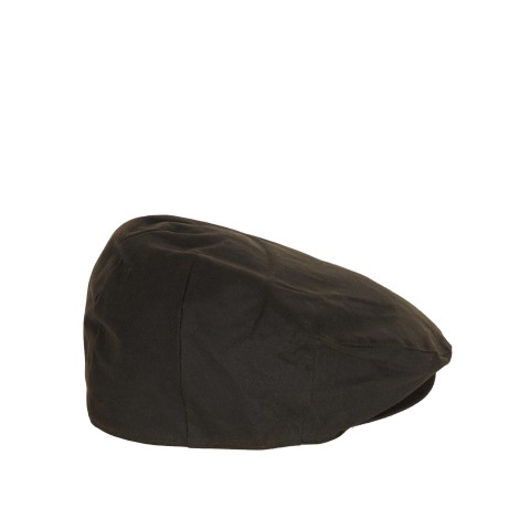 BARBOUR wax flat cap