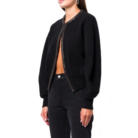 ALEXANDER WANG Cardigan con strass