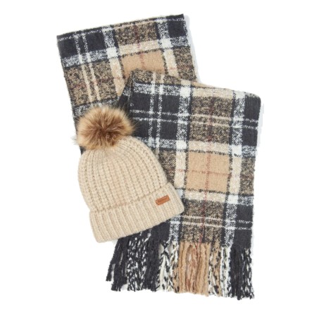 BARBOUR set cappello e sciarpa