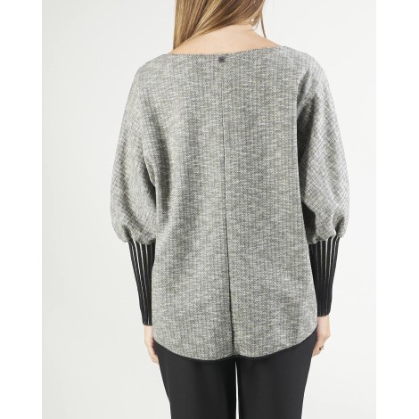 MANILA GRACE Blusa in misto cotone Manila Grace