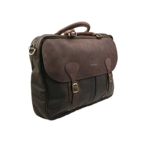 BARBOUR | Men's Wax Leather Briefcase