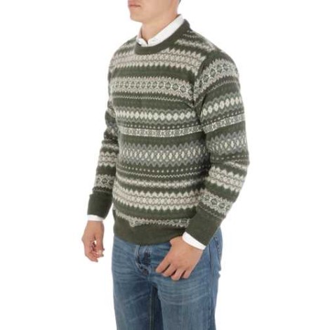 BARBOUR | Men's Fairisle Crew Neck Sweater