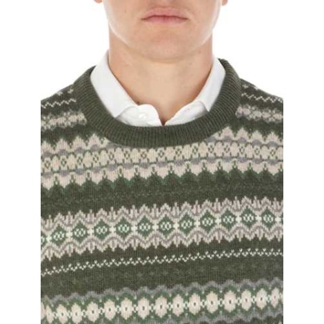 BARBOUR | Men's Fairisle Crew Neck Sweater