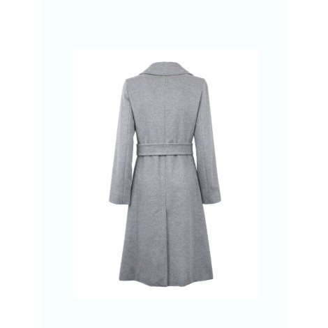 MAX MARA STUDIO CAPPOTTO BCOLLAG IN LANA GRIGIO 60161229600011