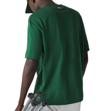 LACOSTE T-SHIRT UNISEX CON LOGO VERDE TH0062132