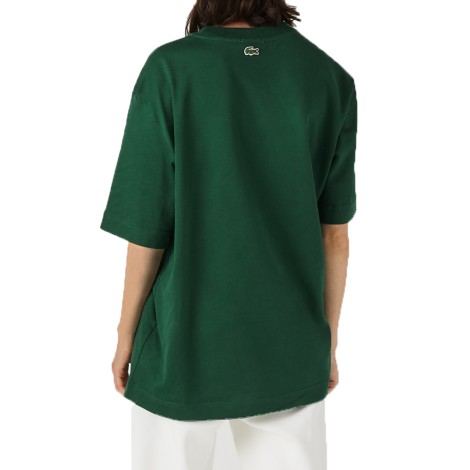 LACOSTE T-SHIRT UNISEX CON LOGO VERDE TH0062132