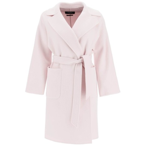 MAX MARA WEEKEND CAPPOTTO ROVO IN LANA BIANCO 50160329600064